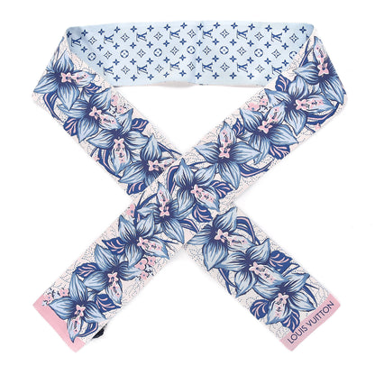 Louis Vuitton Silk Monogram Monokinawa Bandeau Blue Rose 1 of 4
