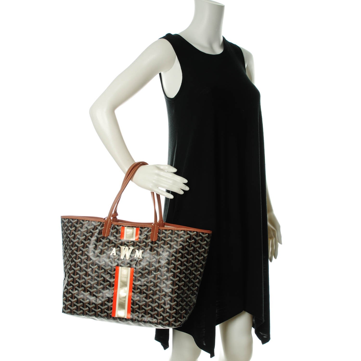 Goyard Goyardine Saint Louis PM Black Gold 2 of 8
