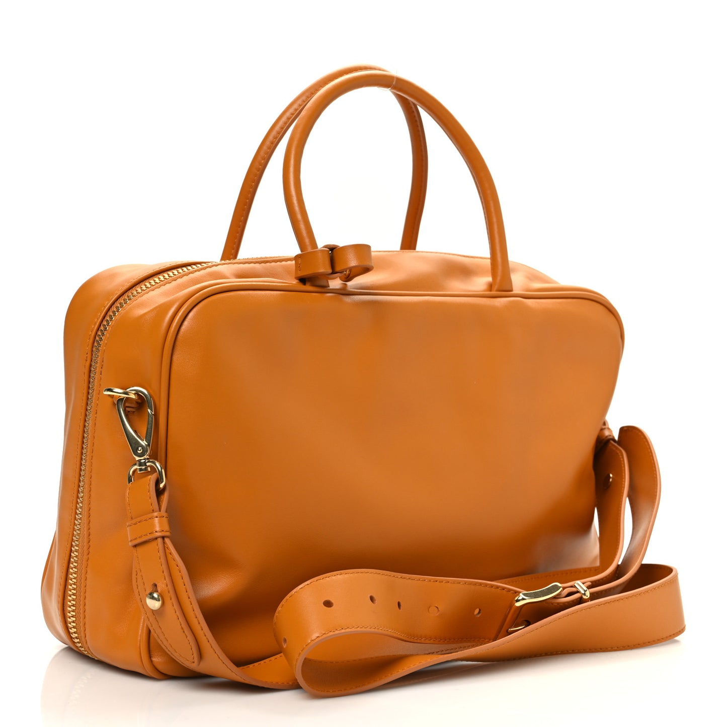 Soft Calf Softy Large Beau Top Handle Bag Melograno