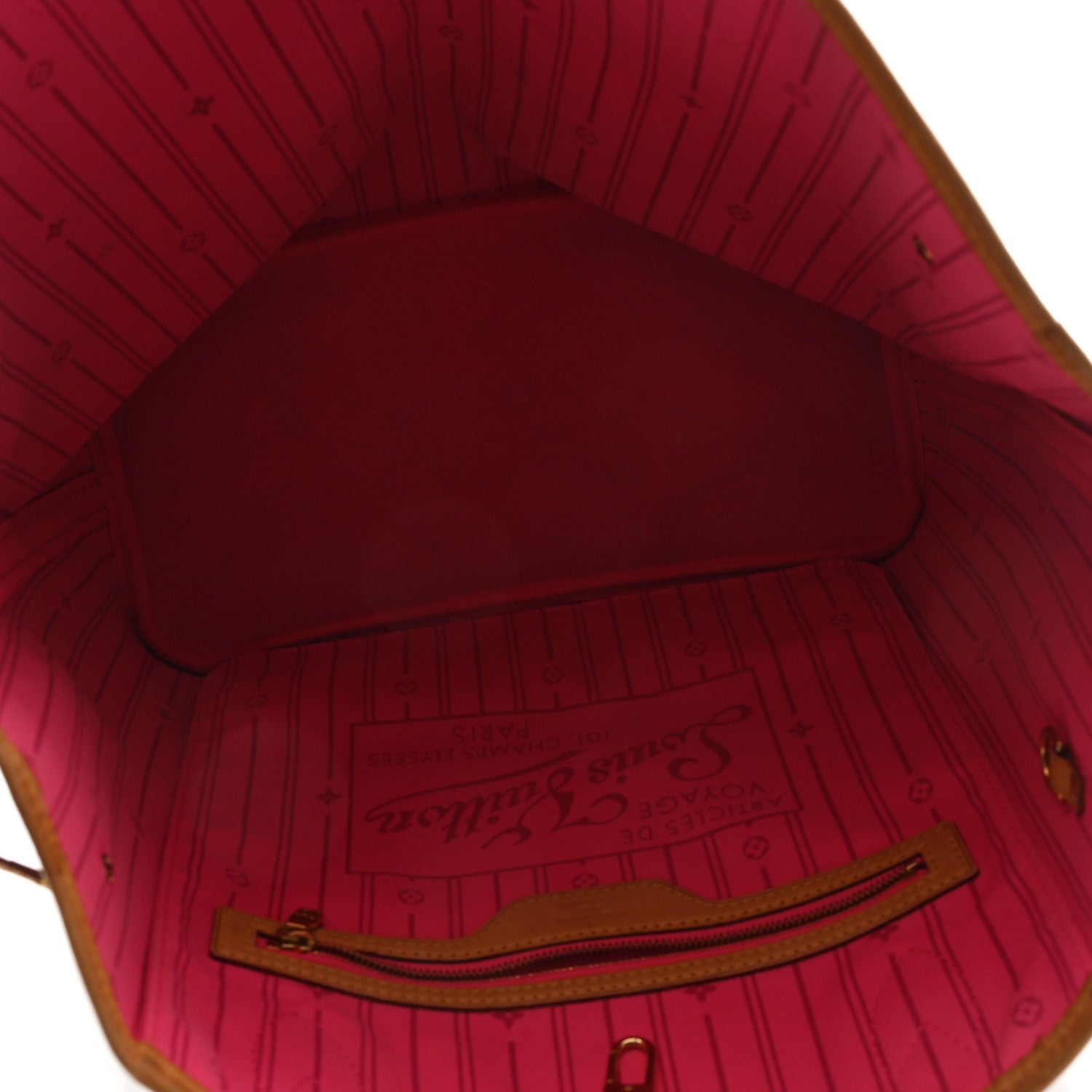 Louis Vuitton Monogram Roses Neverfull MM 5 of 10