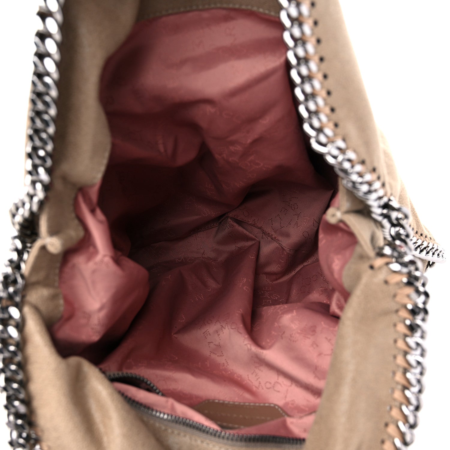 Stella McCartney Shaggy Deer Falabella Fold Over Tote Taupe 5 of 10
