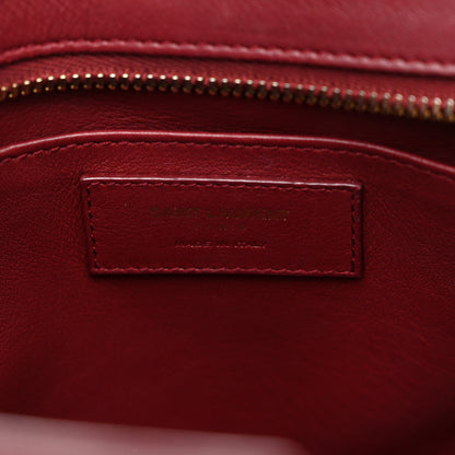 Saint Laurent Calfskin Monogram Baby Downtown Cabas Bordeaux 6 of 13
