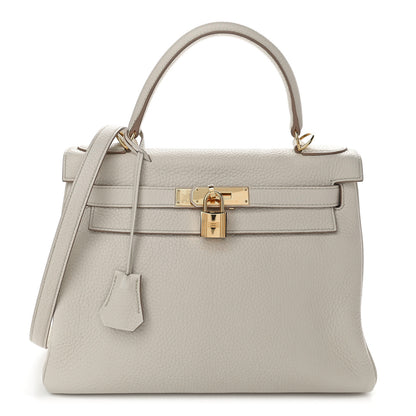 Hermes Taurillon Clemence Kelly Retourne 28 Beton 1 of 10