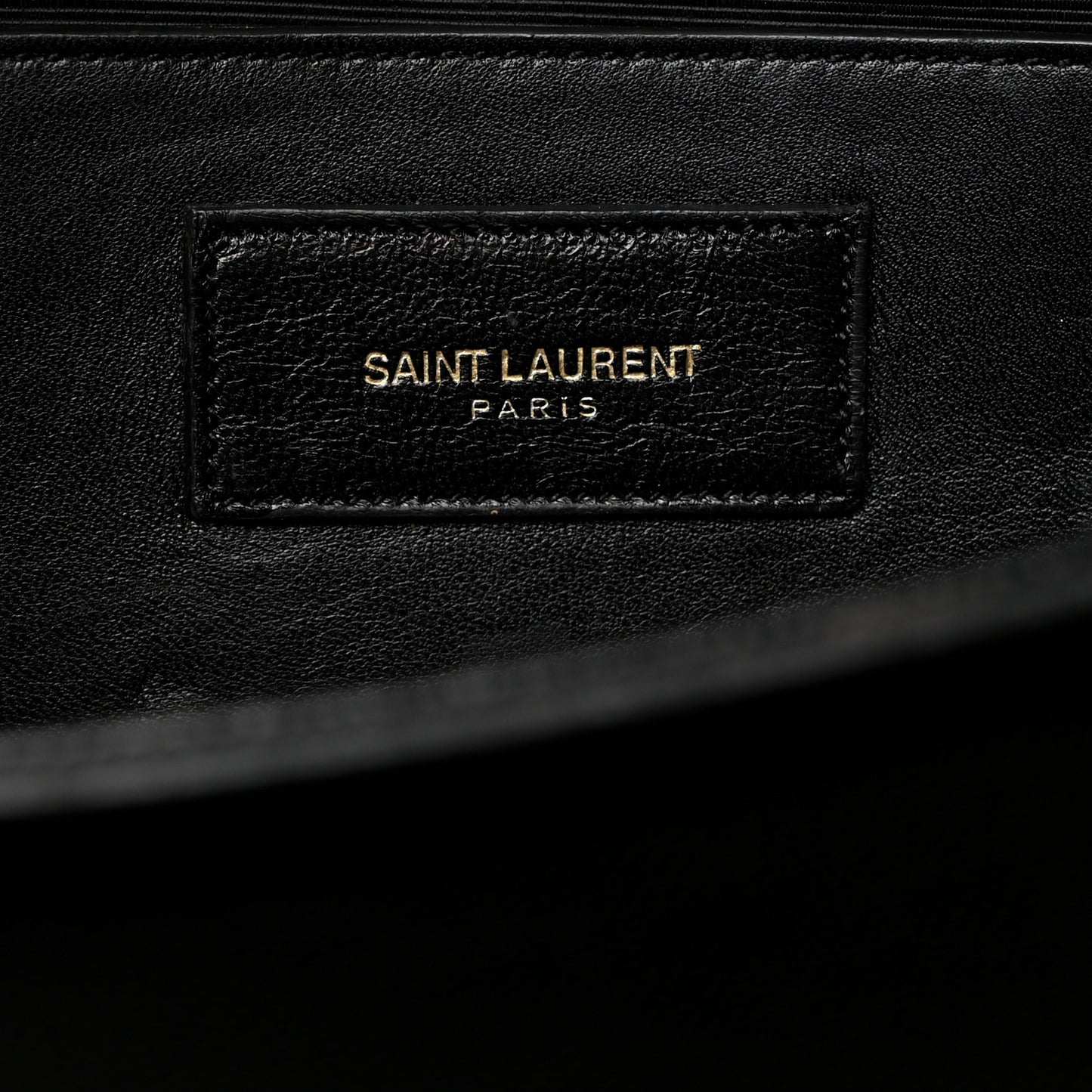 Grain De Poudre Monogram Cassandre Clutch Black
