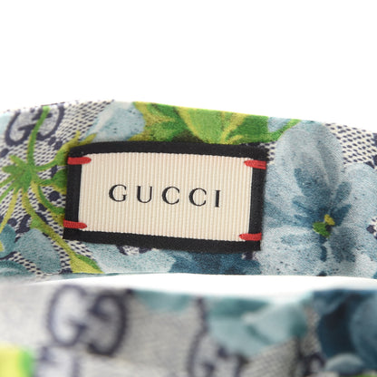 Gucci Silk Monogram Blooms Print Headband Blue 4 of 5