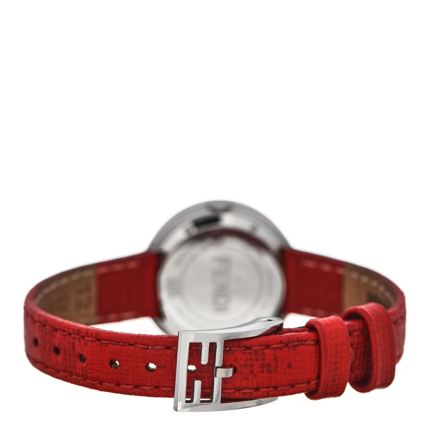Fendi Stainless Steel Calfskin 28mm My Way Quartz Watch Red 3 of 8