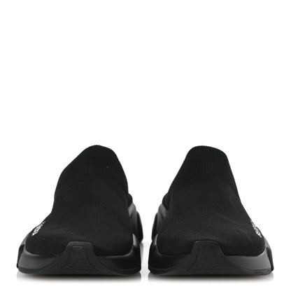 Balenciaga Neoprene Knit Womens Speed Sneakers Mules 38 Black 3 of 11
