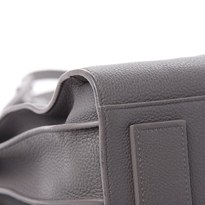 Saint Laurent Grained Calfskin Small Supple Sac De Jour Mouse Grey 11 of 13