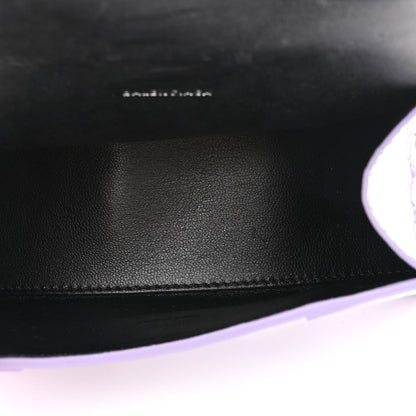 Balenciaga Metallic Calfskin Crocodile Embossed Hourglass Top Handle Bag XS Lilac 5 of 15