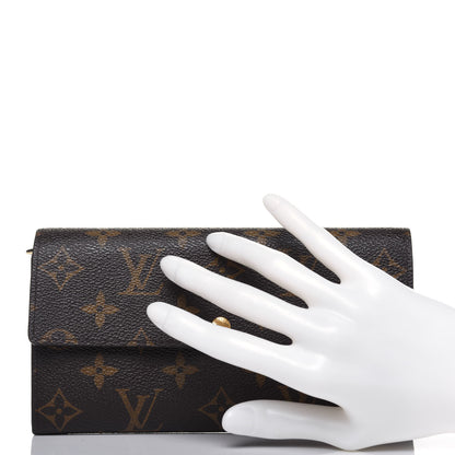 Louis Vuitton Monogram Sarah Wallet 2 of 15