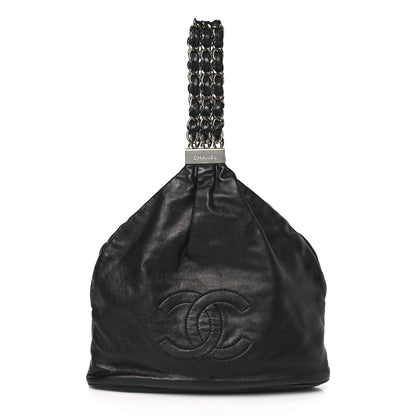 Chanel Lambskin Mini Rock and Chain Hobo Black 1 of 9