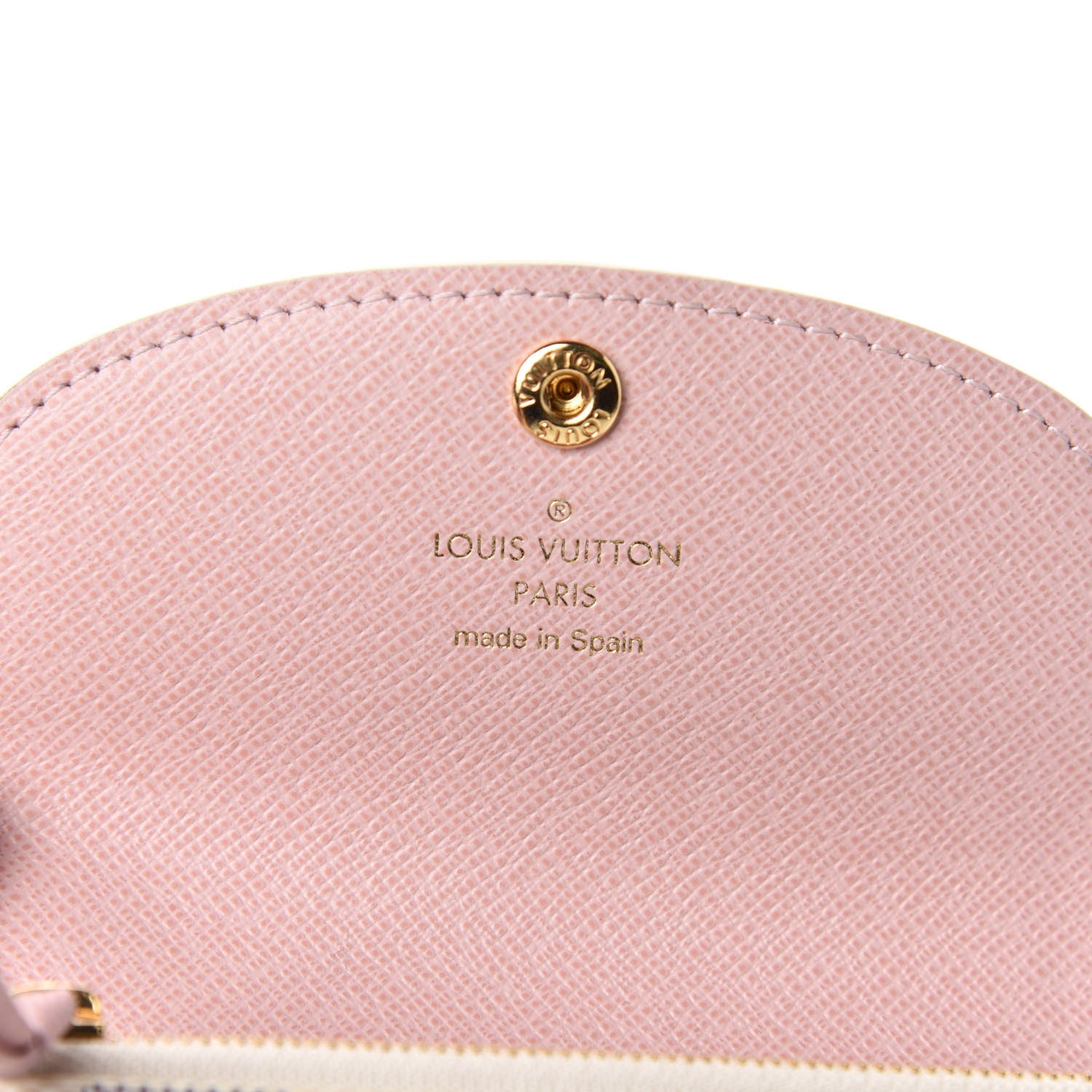 Louis Vuitton Damier Azur Rosalie Coin Purse Rose Ballerine 6 of 8