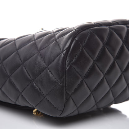 Chanel Lambskin Quilted Mini Urban Spirit Backpack Black 9 of 12