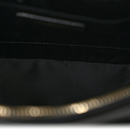 Saint Laurent Calfskin Matelasse Monogram Lou Camera Bag Black 10 of 10