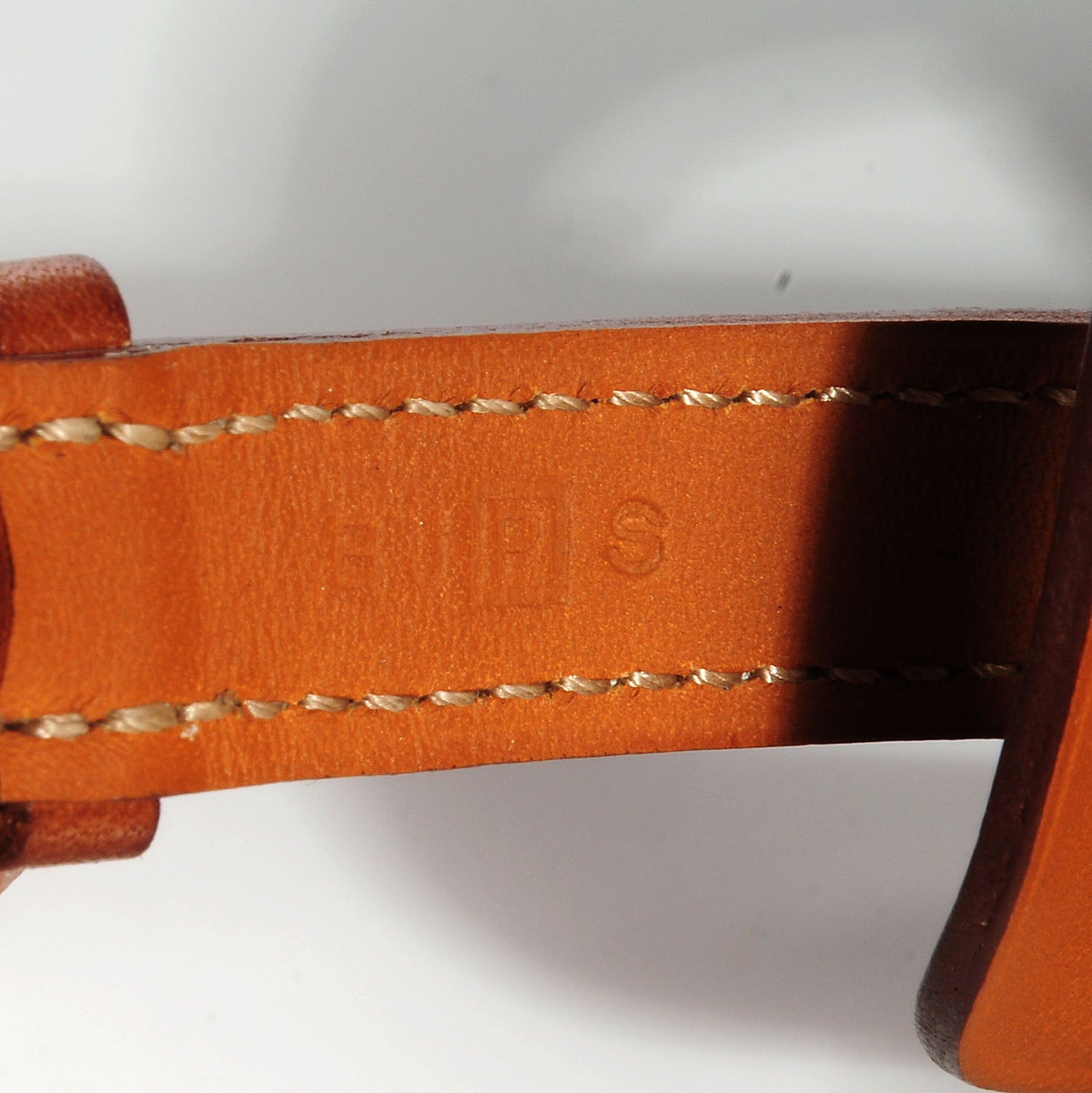 Hermes Natural Barenia Calfskin Fetiche Bracelet Small 7 of 7