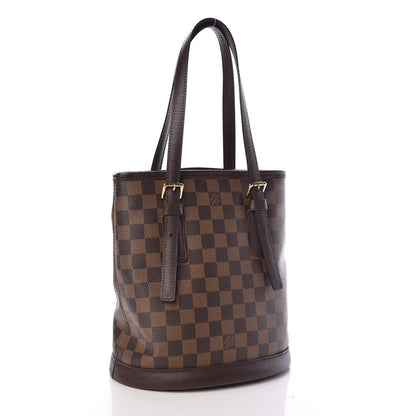 Louis Vuitton Damier Ebene Marais Bucket 23 3 of 10