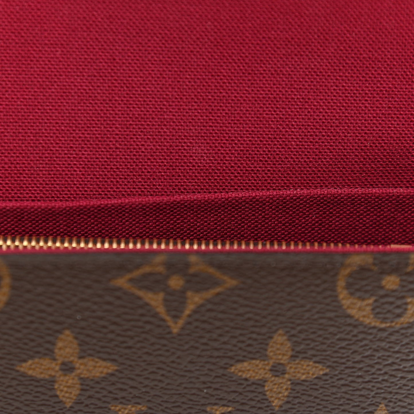Monogram Pochette Felicie Chain Wallet Fuchsia