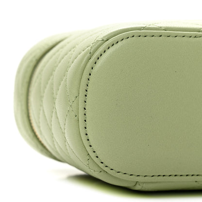 Saint Laurent Lambskin Quilted Gaby Vanity Bag Misty Jade 8 of 12