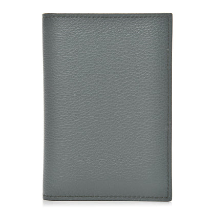 Hermes Evercolor MC2 Euclide Card Holder Case Vert Amande Gris Perle 1 of 7