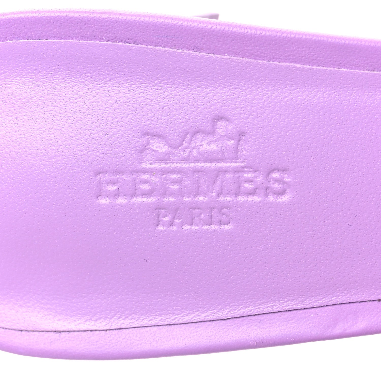 Hermes Calfskin Oasis Sandals 38 Violet 7 of 9