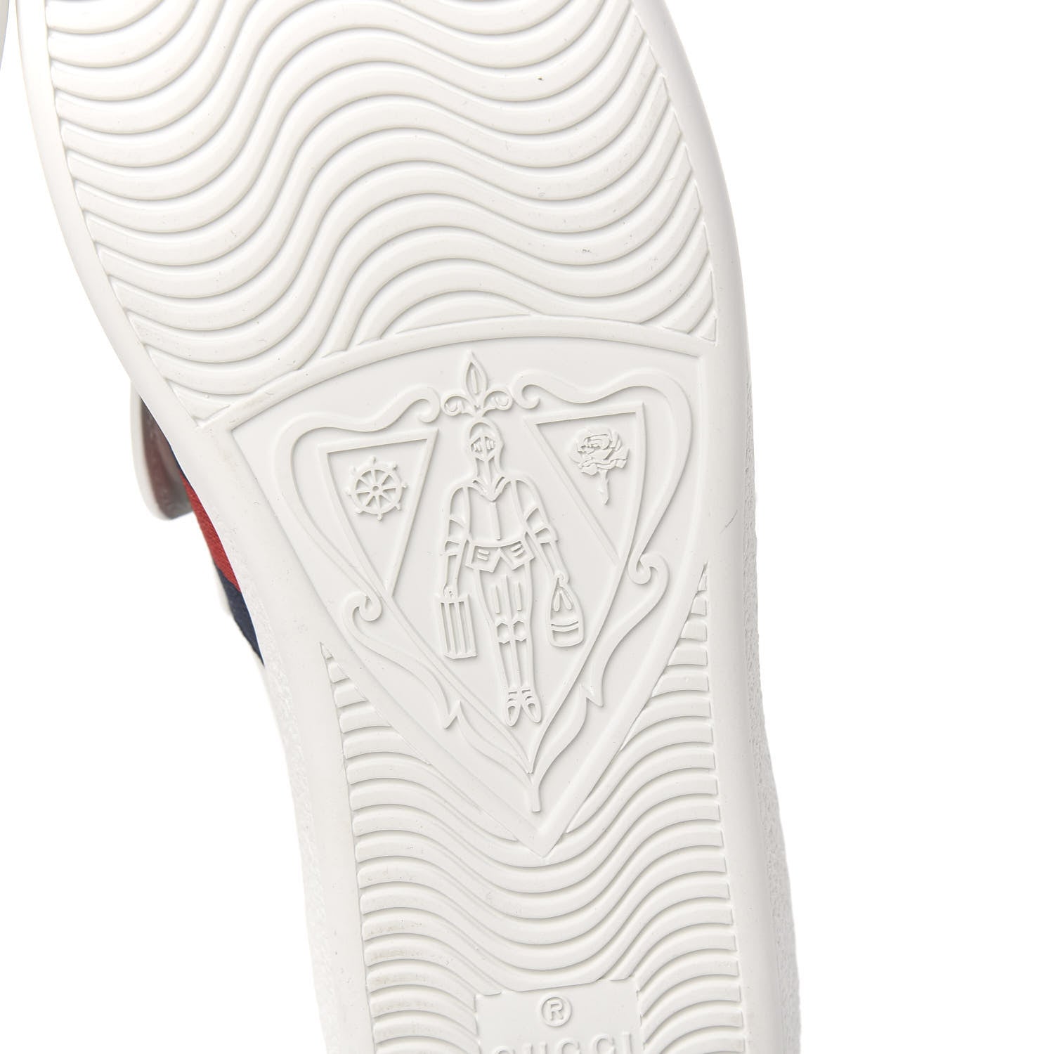 Gucci Calfskin Ayers Web Womens Ace Bow Lace Sneakers 34.5 White 6 of 11