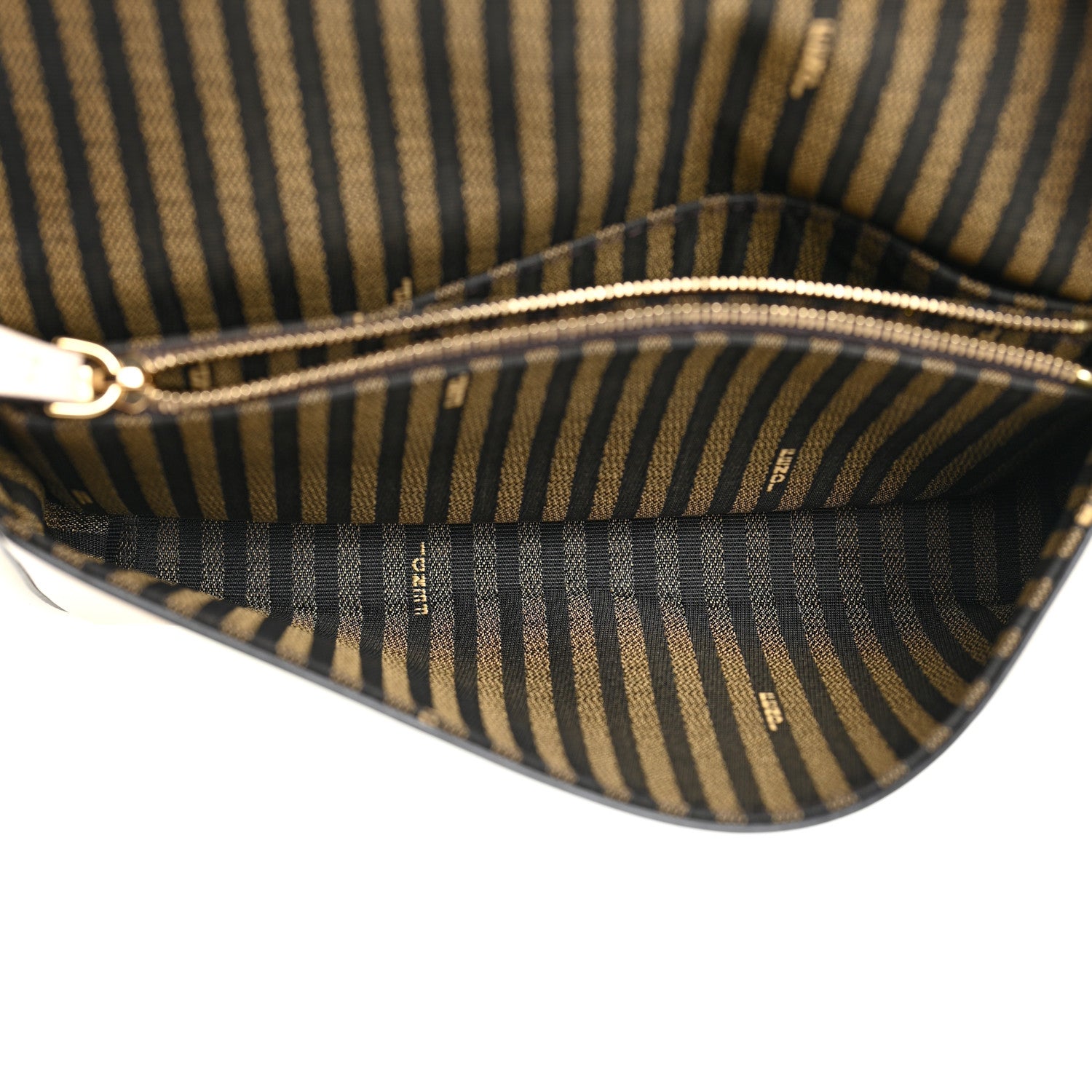 Fendi Vitello Palmellato Wallet on Chain with Pouches Camelia 6 of 13