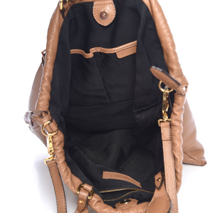 Burberry Prorsum Deerskin Big Crush Tote Fudge 6 of 18