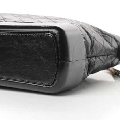 Chanel Calfskin Quilted Large Gabrielle Shopping Tote Black 10 of 17