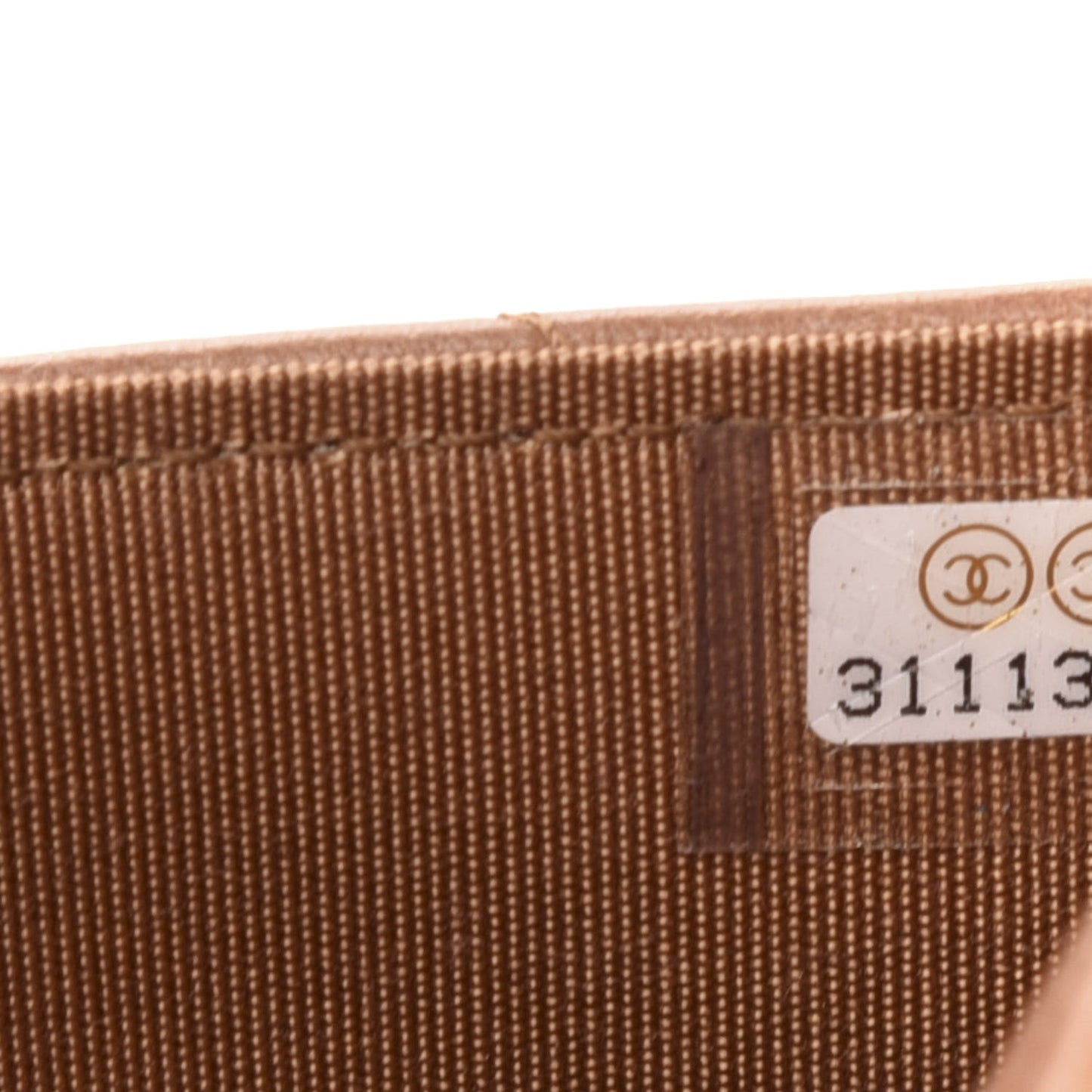 Lambskin Quilted 19 Wallet On Chain WOC Brown