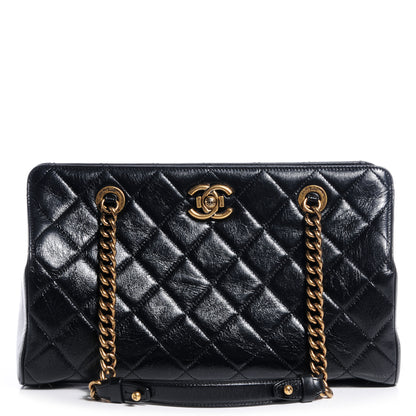 Chanel Calfskin Perfect Edge Tote Black 1 of 7