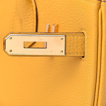 Hermes Togo Birkin 30 Jaune Ambre 11 of 30