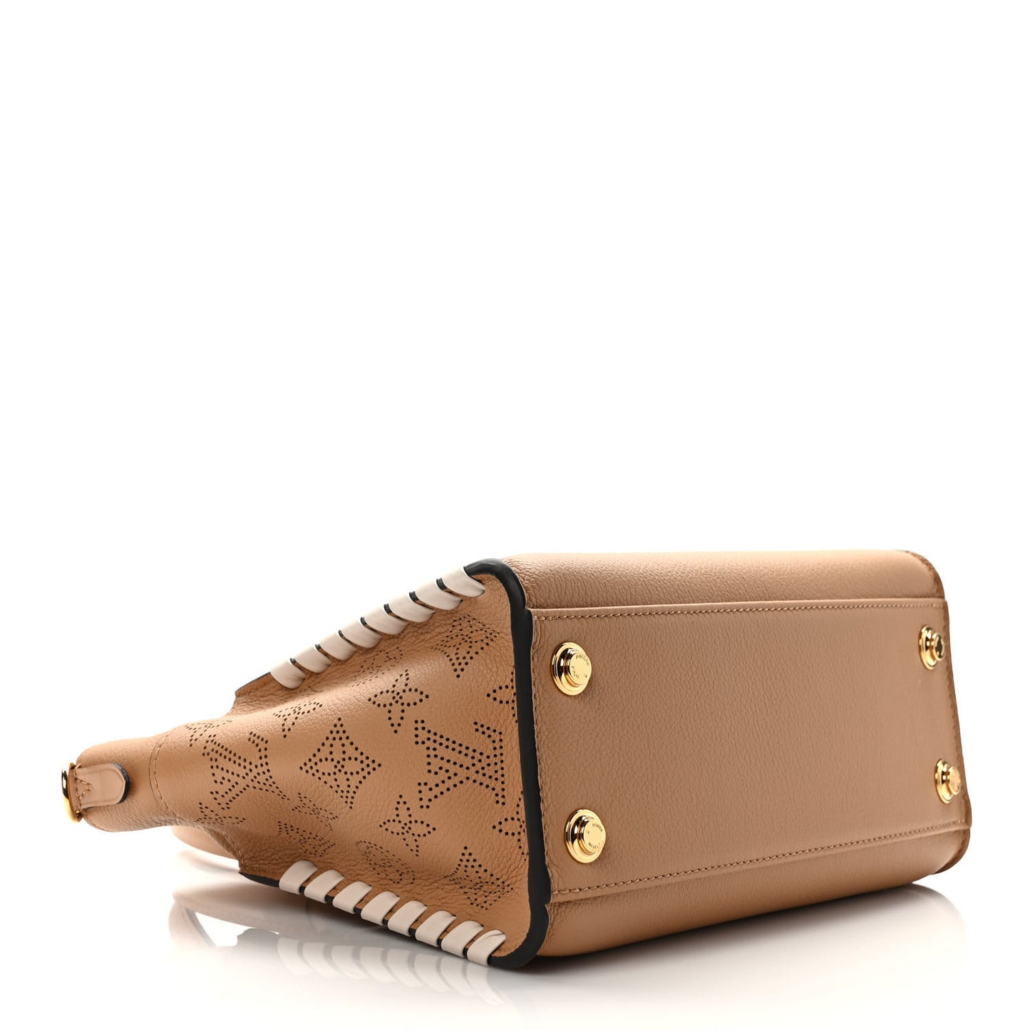 Calfskin Mahina Braided On My Side PM Arizona Brown