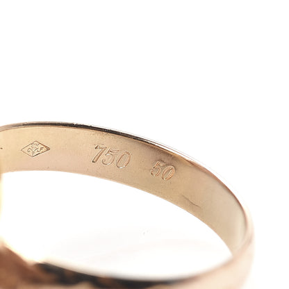 Cartier 18K Pink Yellow White Gold Classic Les Must De Trinity Ring 50 5.25 4 of 5