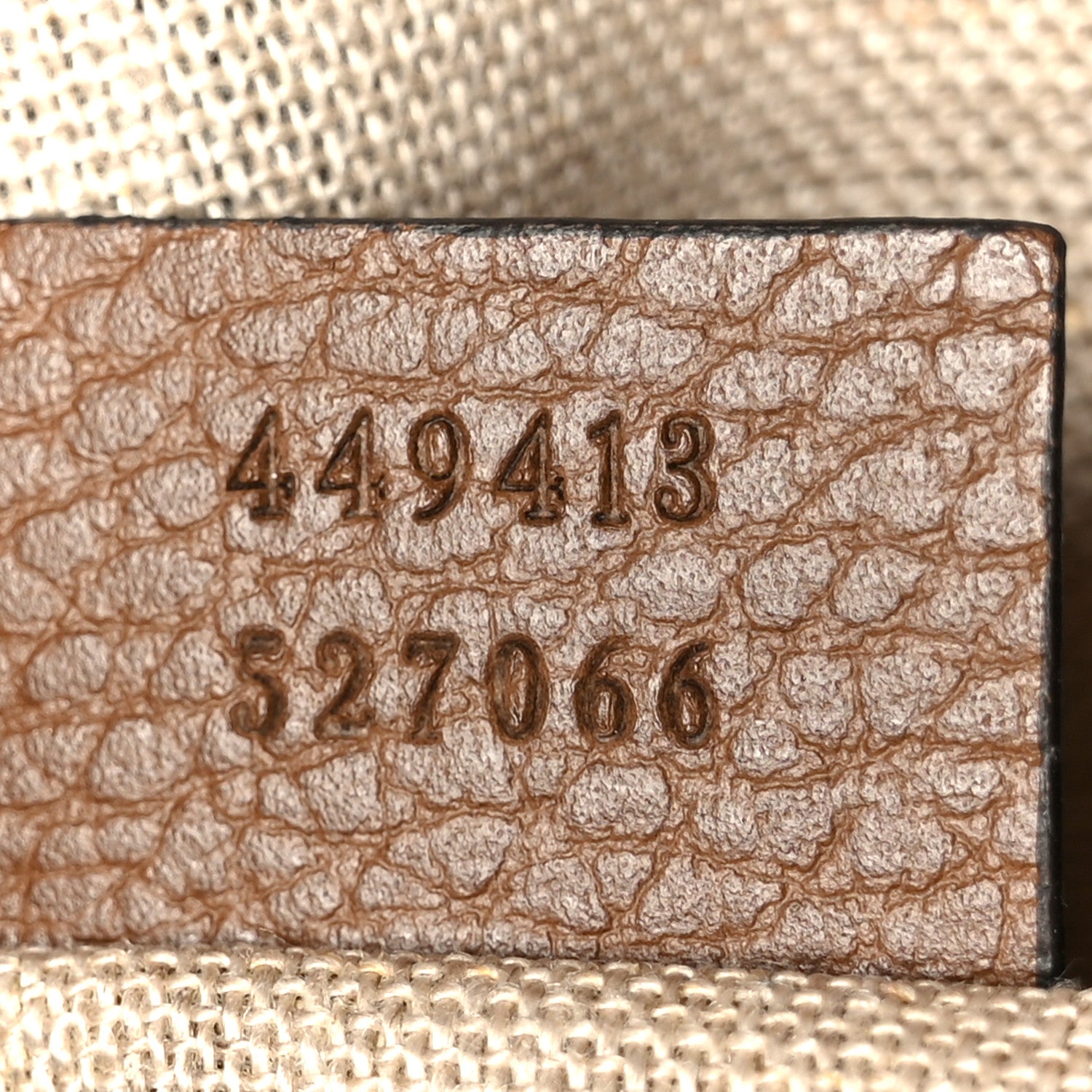 Gucci Monogram Mini Bree Messenger Bag Beige Tabacco 6 of 10