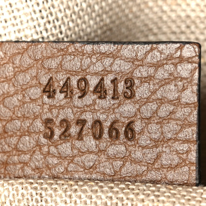 Gucci Monogram Mini Bree Messenger Bag Beige Tabacco 6 of 10
