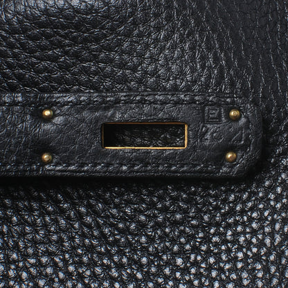 Hermes Taurillon Clemence Kelly 35 Souple Black 6 of 10