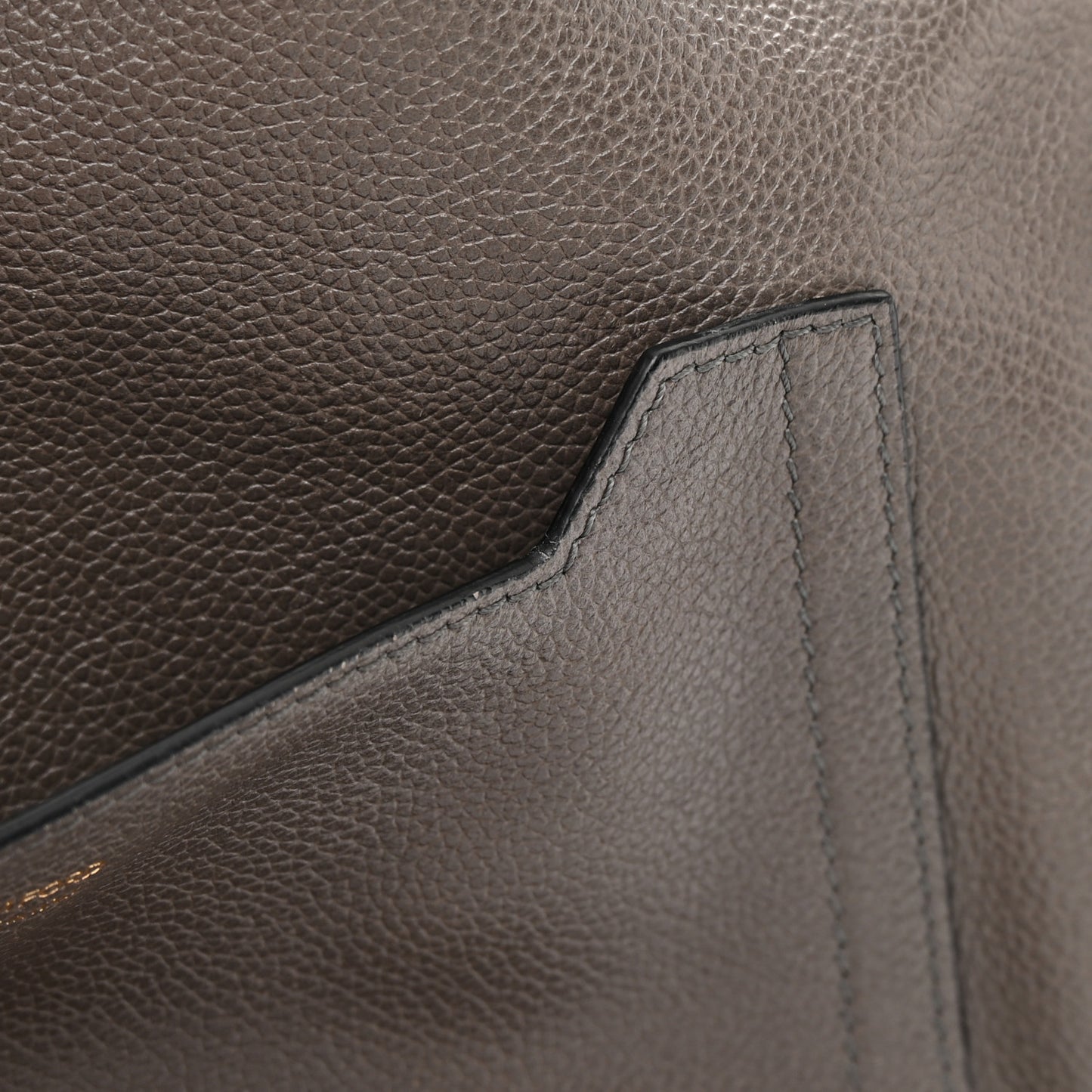 Grained Calfskin Medium Jennifer Dark Brown