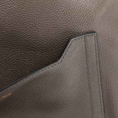 Tom Ford Grained Calfskin Medium Jennifer Dark Brown 13 of 20