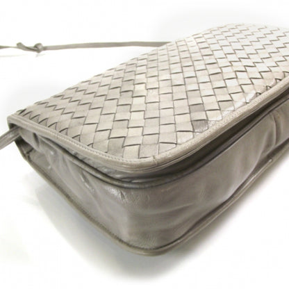 Bottega Veneta Vintage Woven Shoulder Bag Gray 5 of 9