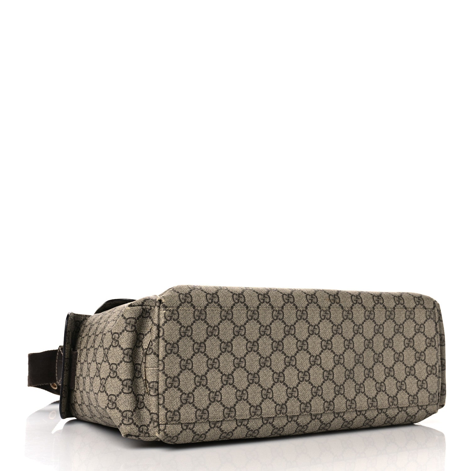 Gucci GG Plus Monogram Messenger Diaper Bag Dark Brown 4 of 10