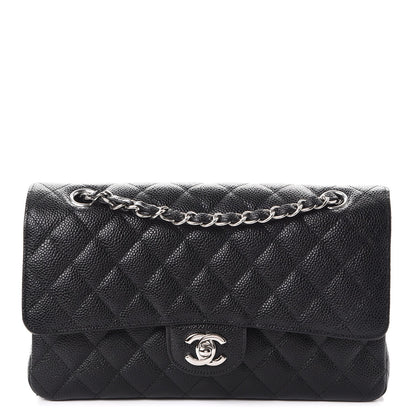 Chanel Caviar Quilted Medium Double Flap Black 1 of 9