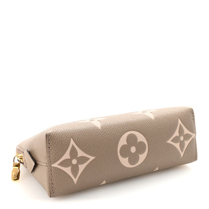 Louis Vuitton Empreinte Monogram Giant Cosmetic Pouch PM Tourterelle Crème 4 of 6