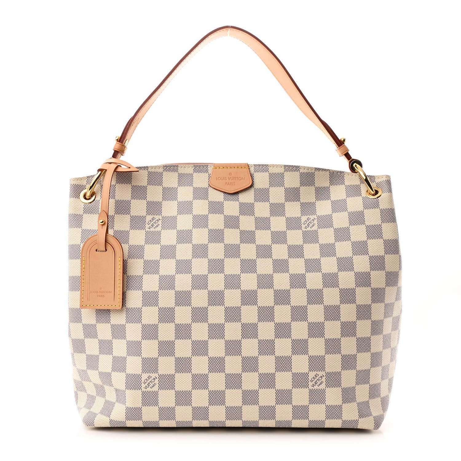 Louis Vuitton Damier Azur Graceful PM Rose Ballerine 1 of 9
