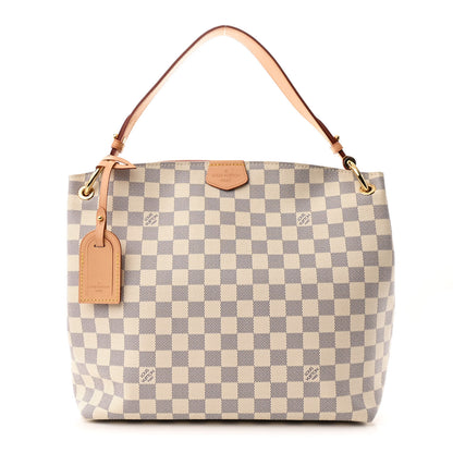 Louis Vuitton Damier Azur Graceful PM Rose Ballerine 1 of 9