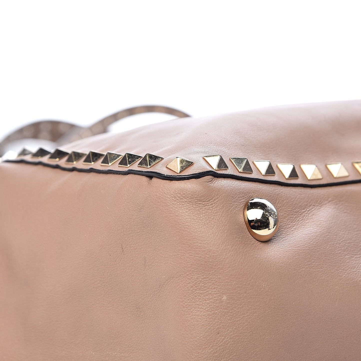 Vitello Medium Rockstud Tote Alpaca