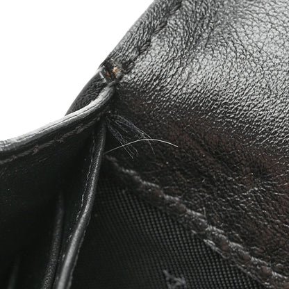 Burberry Calfskin House Check Porter Continental Wallet Black 9 of 9