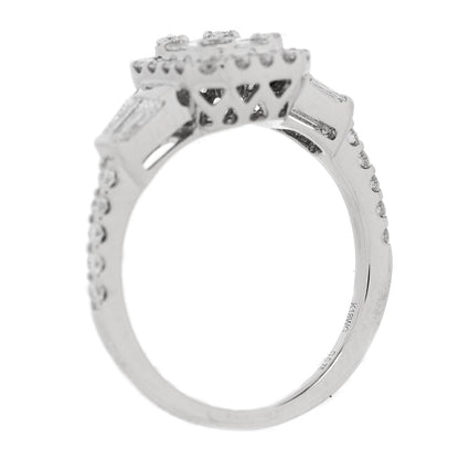 Parker & West by FASHIONPHILE 18K White Gold Diamond .75ct Baguette Cut Ring 49 5 6 of 9