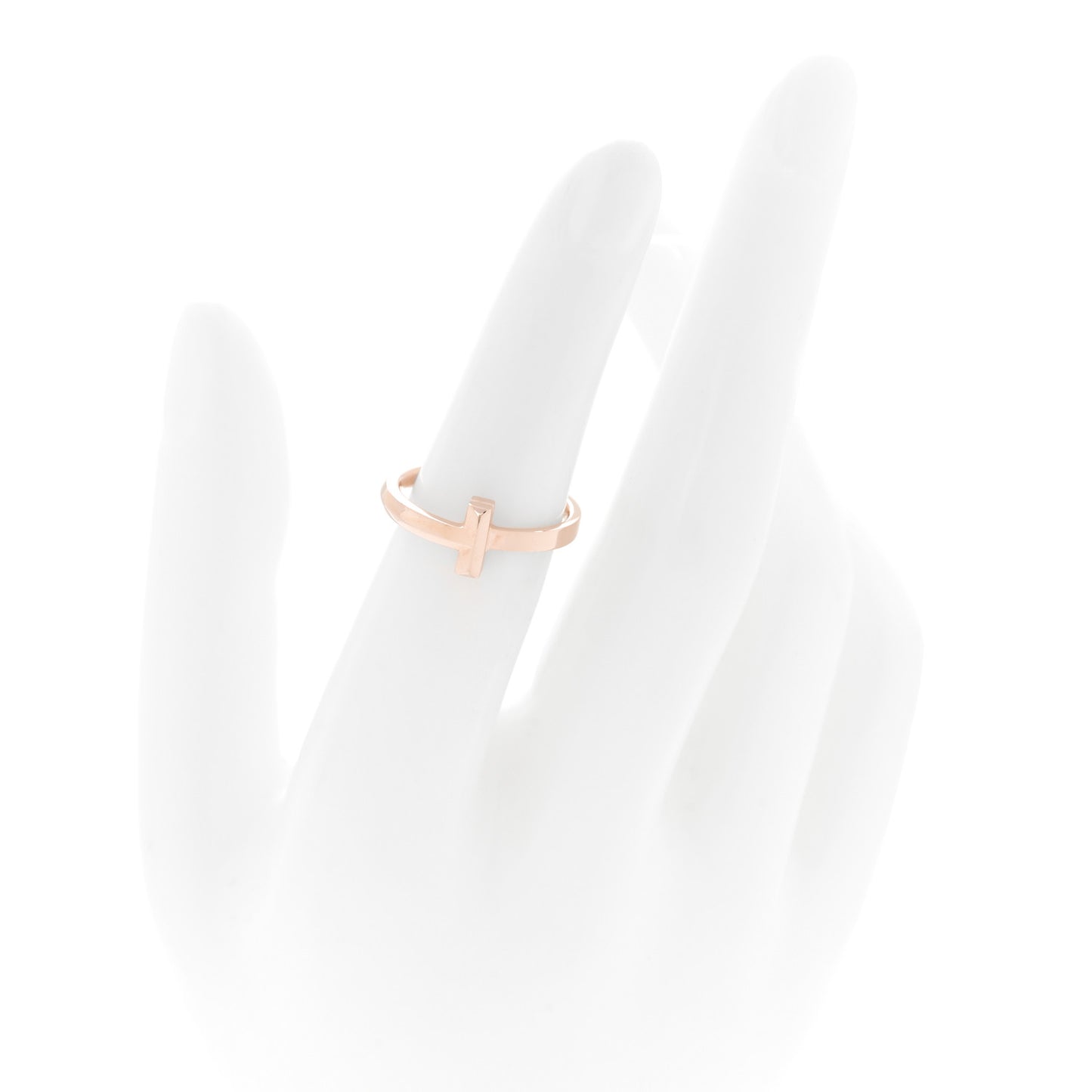18K Rose Gold T T1 Ring 52/6