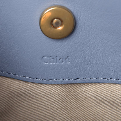 Chloe Calfskin Suede Mini Roy Bag Washed Blue 8 of 12
