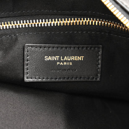 Saint Laurent Lambskin Small Amalia Hobo Black 6 of 11